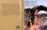 (Spanish Edition) Giorgio Agamben-El Hombre Sin Contenido-Áltera 2005 S.L. (2010)