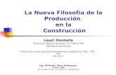 Lauri Koskela- Nueva Filosofia