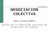 NEGOCIACION COLECTIVA CON LOS SINDICATOS