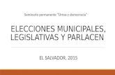 Elecciones Legislativas y Municipales El Salvador 2015