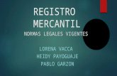 REGISTRO MERCANTIL