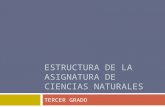 3estructura de La Asignatura de Ciencias Naturales