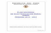 Perú Plan Nacional de Electrificación Rural