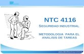 Ntc-4116 Metodologia Analisis Tareas
