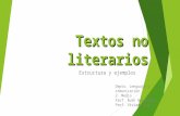 Textos No Literarios Ejemplo de Estructura1