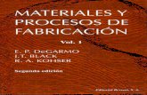 Libro de Materiales y Procesos de fabricación