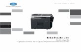 Bizhub 215 Qg Copy Print Fax Scan Operations Es 1 1 1