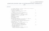Antología de Literatura Griega IV(2)