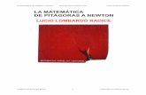 La Matematica de Pitagoras a Newton-Lucio Lombardo Radice