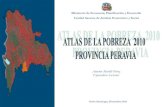 Atlas de La Pobreza Provincia Peravia 2010.