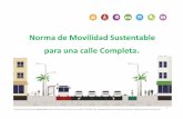 Norma Técnica de Movilidad Sustentable para una Calle Completa