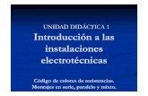 1. Introducción a Las Instalaciones Electrotécnicas
