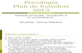 Plan de Estudios 2013 tutorías psicoudelar
