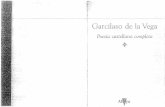 Poesía Castellana Completa - Garcilaso de La Vega (Ed. Cátedra)