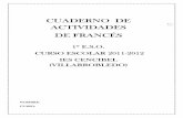 Cuaderno de FRANCÉS 1º ESO Suspensos y Pendientes