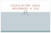 010 Legislación Local e Internacional referente a SSO (2)b.pptx
