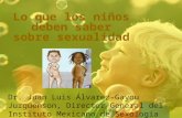 La sexualidad en los niños