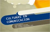 Exposicion Libro, Culturas en Comunicacion Capitulo 1 y 2