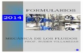 Formularios 2014 Mecanica de Los Fluidos