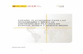 ESPAÑA, PLATAFORMA PARA LAS INVERSIONES Y SEDES DE EMPRESAS MULTILATINAS EN EUROPA, AFRICA Y ORIENTE MEDIO