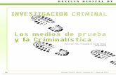 Investigación Criminal: Los medios de prueba y la Criminalística