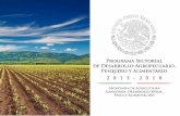 Programa Sectorial de Desarrollo Agro Pesq y Alim 2013-2018