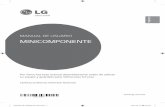 Manual LG Samsun 5480 Mini componente