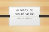 Axiomas de Comunicación