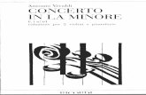Concierto en La Menor F. I No. 61. Para Dos Violines y Pieano