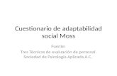 Cuestionario e Adaptabilidad Social Moss