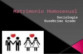 Matrimonio Homosexual