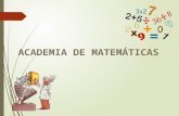Resultados de La Academia de Matemáticas