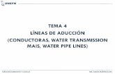 TEMA 4. LÍNEAS DE ADUCCIÓN (CONDUCTORAS, WATER TRANSMISSION  MAIS, WATER PIPE LINES).pdf