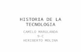 Historia de La Tecnologia Camilo