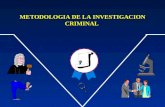 Metodologia de La Investigacion Criminal