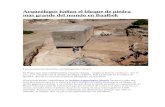 Arqueólogos Hallan El Bloque de Piedra Más Grande Del Mundo en Baalbek