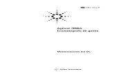 Manual de Mantenimiento Cromatógrafo de gases Agilent 7890A