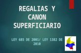 REGALIAS Y CANON SUPERFICIARIO.pps