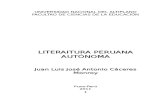 TEXTO de Literatura Peruana Del Desarrollo Autónomo