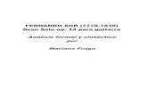 Analisis Gran Solo Op. 14(Fernando Sor)