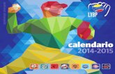 Calendario LVBP 2014-15 ( versión cuadernillo )