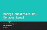 Manejo Anestésico del Donador Renal.pptx