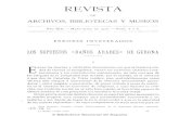 Revista de Archivos, Bibliotecas y Museos . 1-5-1915