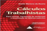 Cálculos Trabalhistas - Gisele Mariano Da Rocha - 2014