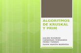 Algoritmos de Kruskal y Prim