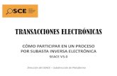 Transacciones Electronicas - Como Participar en Un Proceso Por Subasta Inversa Electronica - SEACE