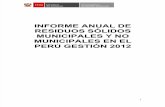 Informe Anual 2012 de Rrss - Peru