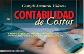 Contabilidad de Costos - Gonzalo Sinisterra V.