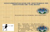 Documentacion de Sistemas de Gestion de Calidad (Iso 10013-2001)