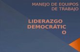 Liderazgo Democratico 01-Presentación.